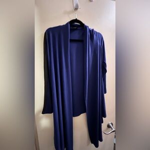 Royal Blue Women's Sheer Cardigan